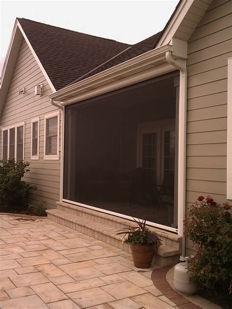 electric patio screen enclosure|electric retractable patio screens.